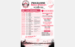 Le Programme d'Octobre 2026